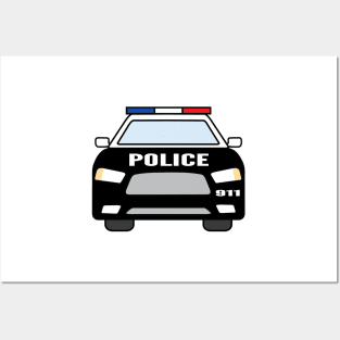 Police Car Posters and Art